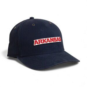 Arkansas Razorbacks ARKANSAS Red 3D Snapback Canvas Hat- Navy
